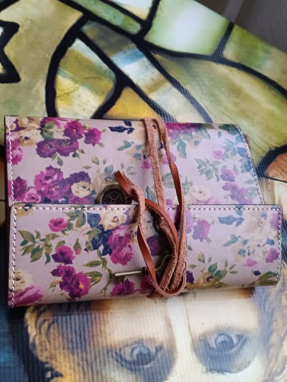 NWT Leather Journal Carmona Antique Rose by Patricia Nash - Picture 6 of 6